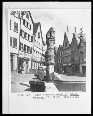 Wimpfen, Bad, Löwenbrunnen