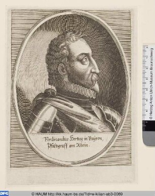 Ferdinandus Hertzog in Bayren, Pfaltzgraff am Rhein