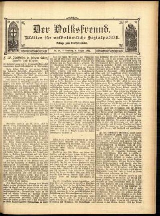 Ausgabe vom Sonntag, den 09. August 1908.