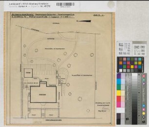 Arnsberg, Regierungshauptgebäude, Dienstvilla, Lageplan