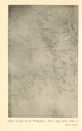 Chart of part of the Philippines ...