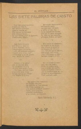 Las siete palabras de Cristo