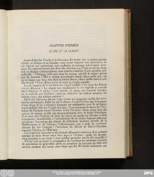 Chapitre Premiere Le Sol Et Le Climat