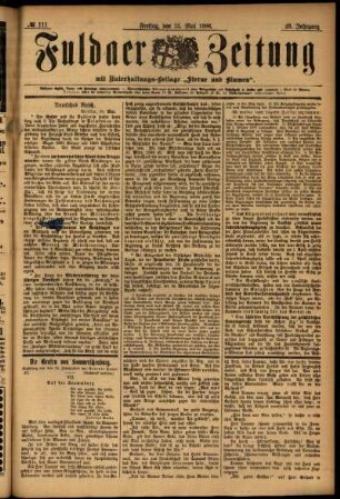 Ausgabe vom Freitag, den 15. Mai 1896.