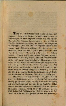 Deutsche Dichter der Gegenwart, 1. Freiligrath. Eichendorff