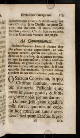 113-128, Ad Communionem. ...