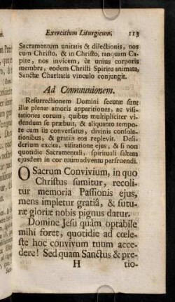 113-128, Ad Communionem. ...