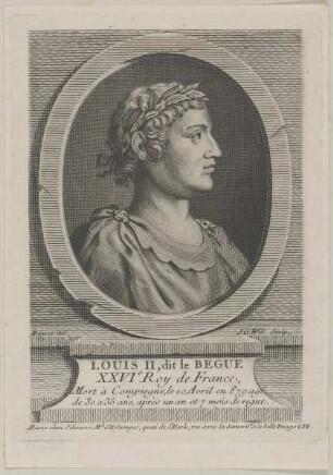 Bildnis des Louis II. de France