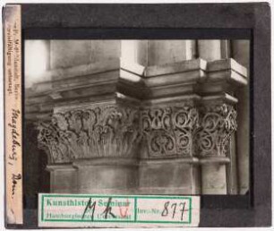 Magdeburg: Dom, Chorumgang, Kapitelle