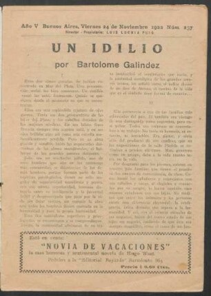 1922025700: Un idilio