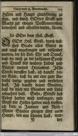 Zu Gott dem Heil. Geist