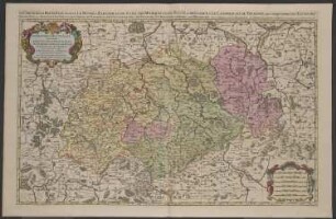 Landkarte von Obersachsen