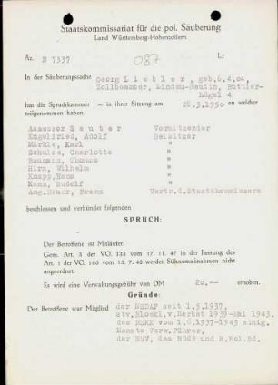 Liebler, Georg