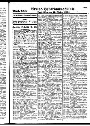 1673. Ausgabe. Mittwoch, 17. Oktober 1917