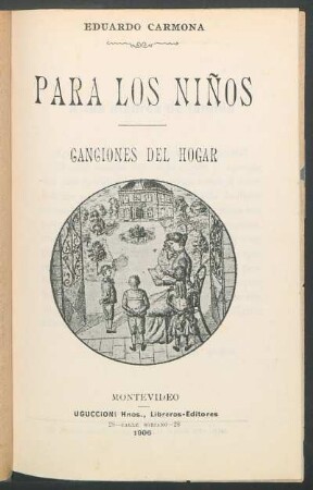 Para los niños : canciones del hogar