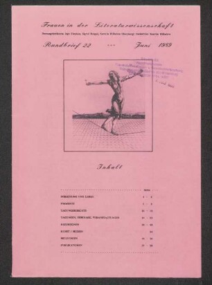 Rundbrief 22 *** Juni 1989