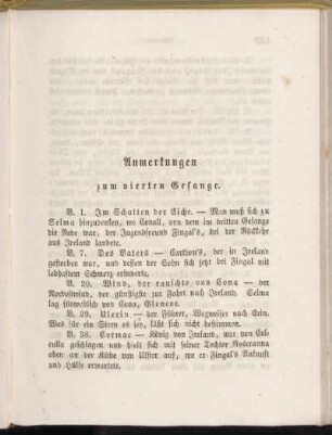 Anmerkungen zum vierten Gesange.