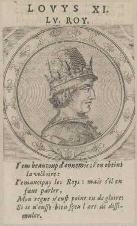Bildnis von Lovys XI., König von Frankreich