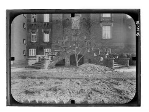Hoppenrade, Speicherstraße 28. Gutshaus (1853). Parkseite