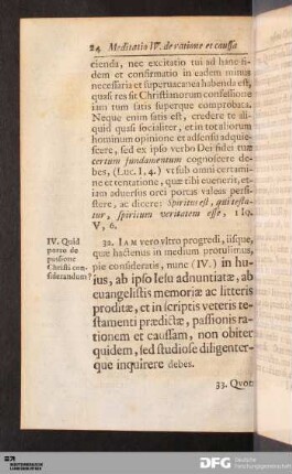 Meditatio IV.