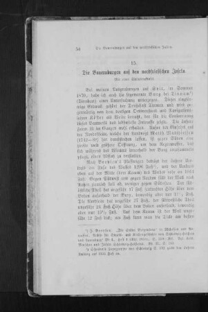 15. Die Bauernburgen auf den nordfriesischen Inseln.
