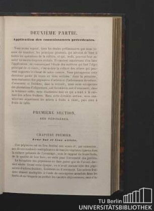Chapitre premier. Leur but et leur utilité.
