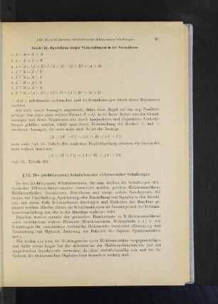 § 13. Die (nichtlinearen) Schaltelemente elektronischer Schaltungen