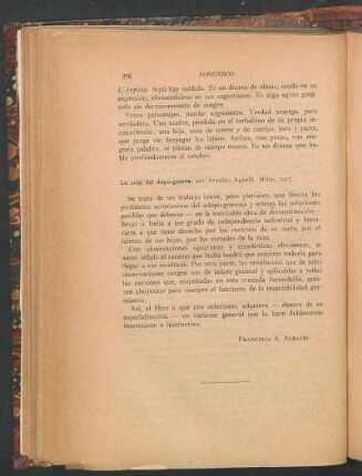 La crisi del dopo-guerra, por Arnaldo Agnelli