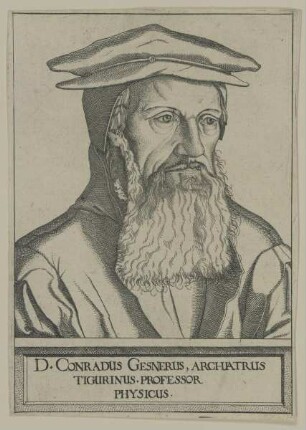 Bildnis des Conradus Gesnerus