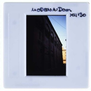 Modena, Dom : Fassade