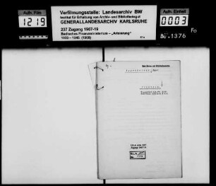 Oppenheimer, Edgar Israel in Mannheim Käufer: Josef Biehler Eheleute in Mannheim Lagerbuch-Nr. 4570 Mannheim