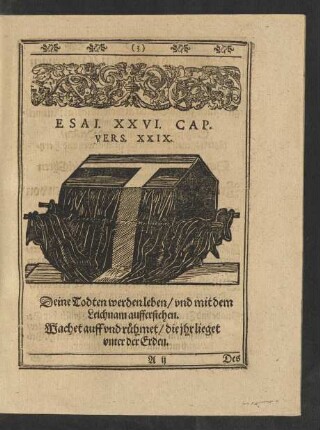 Esai. XXVI. Cap. Vers. XXIX.
