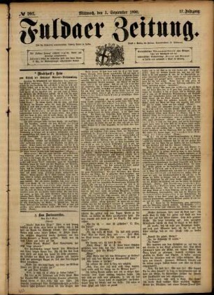 Ausgabe vom Mittwoch, den 03. September 1890.