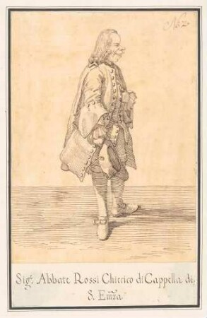 Signor Abbate Rossi, Chierico di Cappella di Sua Eminenza (Abt Rossi, Kapellbedienter Seiner Eminenz)