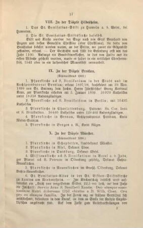 X. In der Diözese Münster. (Schematismus 1898.)