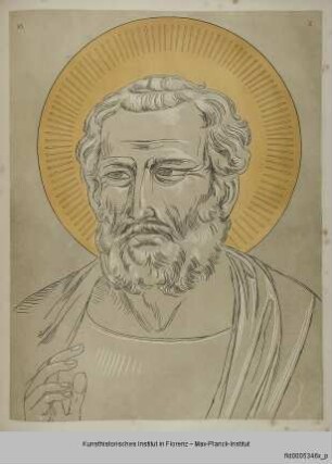 Der Apostel Matthäus vom Abendmahl des Taddeo Gaddi