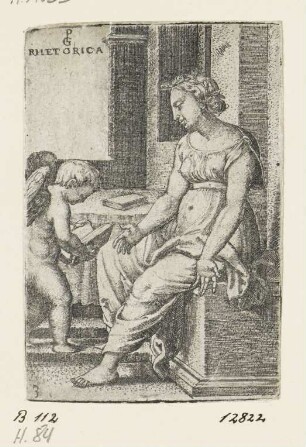 Rhetorica, Blatt 3 der Folge "Sieben freie Künste"