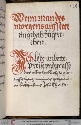 Morgengebet