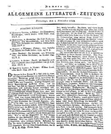[Sammelrezension von zwei Übersetzungen englischer historischer Romane] Rezensiert werden: 1. Fuller, A.: Alfred, König in England. Eine Geschichte aus dem neunten Jahrhundert. Bremen: Wilmans 1794 2. Fuller, A.: Alfred der Große im Stande der Erniedrigung. T. 1-2. Leipzig: Grieshammer 1794