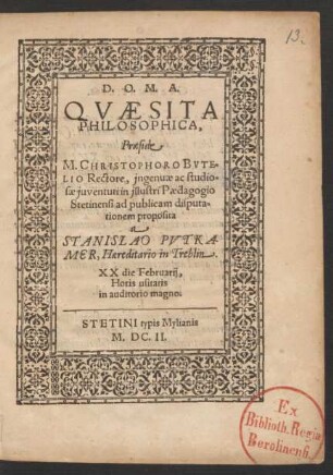 Quaesita Philosophica