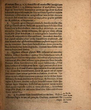 Logos peri tēs eulogias ekklēsiastikēs Benedictionis Ecclesiasticae Num. 6. v. 22. & seqq. descriptae Explicatio