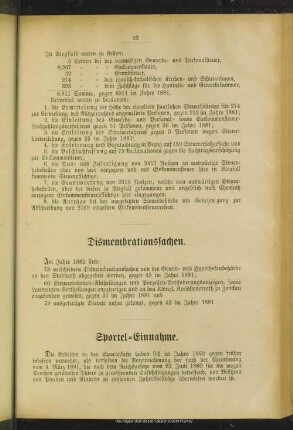 Dismembrationssachen