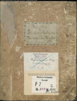 Zivilstandsregister der Stadt Münster (Geburten 1811). (Gemeinde: Münster, Stadt)