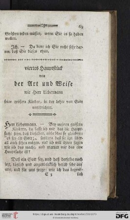 Viertes Hauptstück