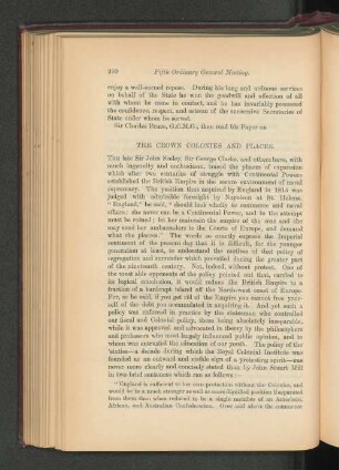 The Crown Colonies and Places. By Sir Charles Bruce, G.C.M.G.