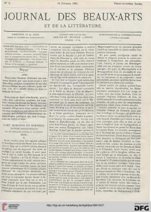 Nr. 3 (15 Février 1881)