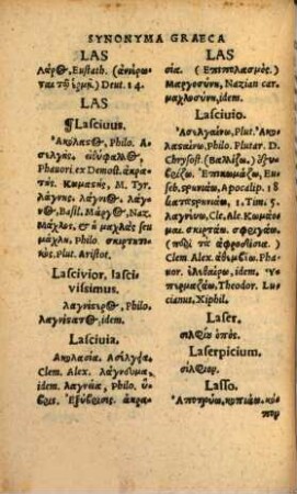 Dictionarivm Latinograecum, siue Synonymorum copia, 2