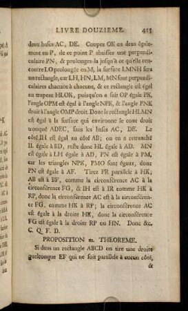415-430, Proposition m.-r. Theoreme.