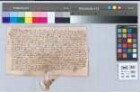 Detmar Berswordt (Beswort) macht für sich und seine Erben bekannt, daß er mit dem Abt Anton von der Lippe einen Tausch vorgenommen hat. Detmar hat dem Abt seine vollschuldige Magd Margarete, Tochter Dirich Schuirmans zu Berentorpe, zu voller Verfügungsgewalt übergeben. Er har dagegen erhalten Hilleken, Johann Thimans Tochter von Eppendorf. - Es siegelt der Aussteller. - Gegeven ... up gudesdach neist s. Andreas dage.