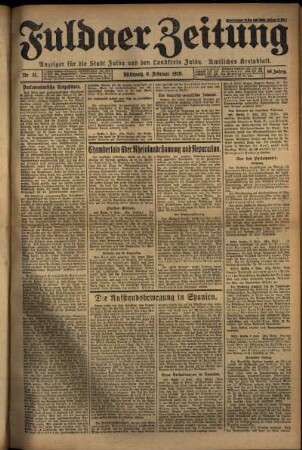 Ausgabe vom Mittwoch, den 06. Februar 1929.
